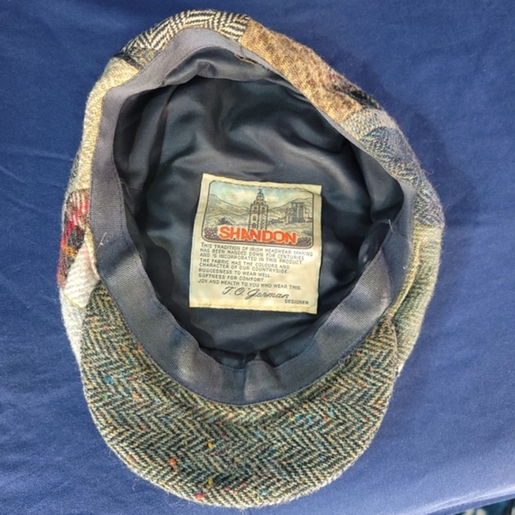 Vintage Shandon Patchwork Classic Flat Cap from Ireland - Picture 7 of 9